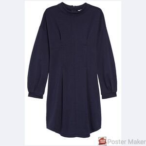 Habitual Girl Blue Long Sleeve Dress Size 14